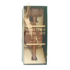 Genuine Walnut Directors Gavel Set